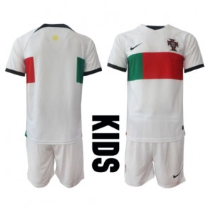 Portugal Bortaställ Barn VM 2022 Kortärmad (+ Korta byxor)